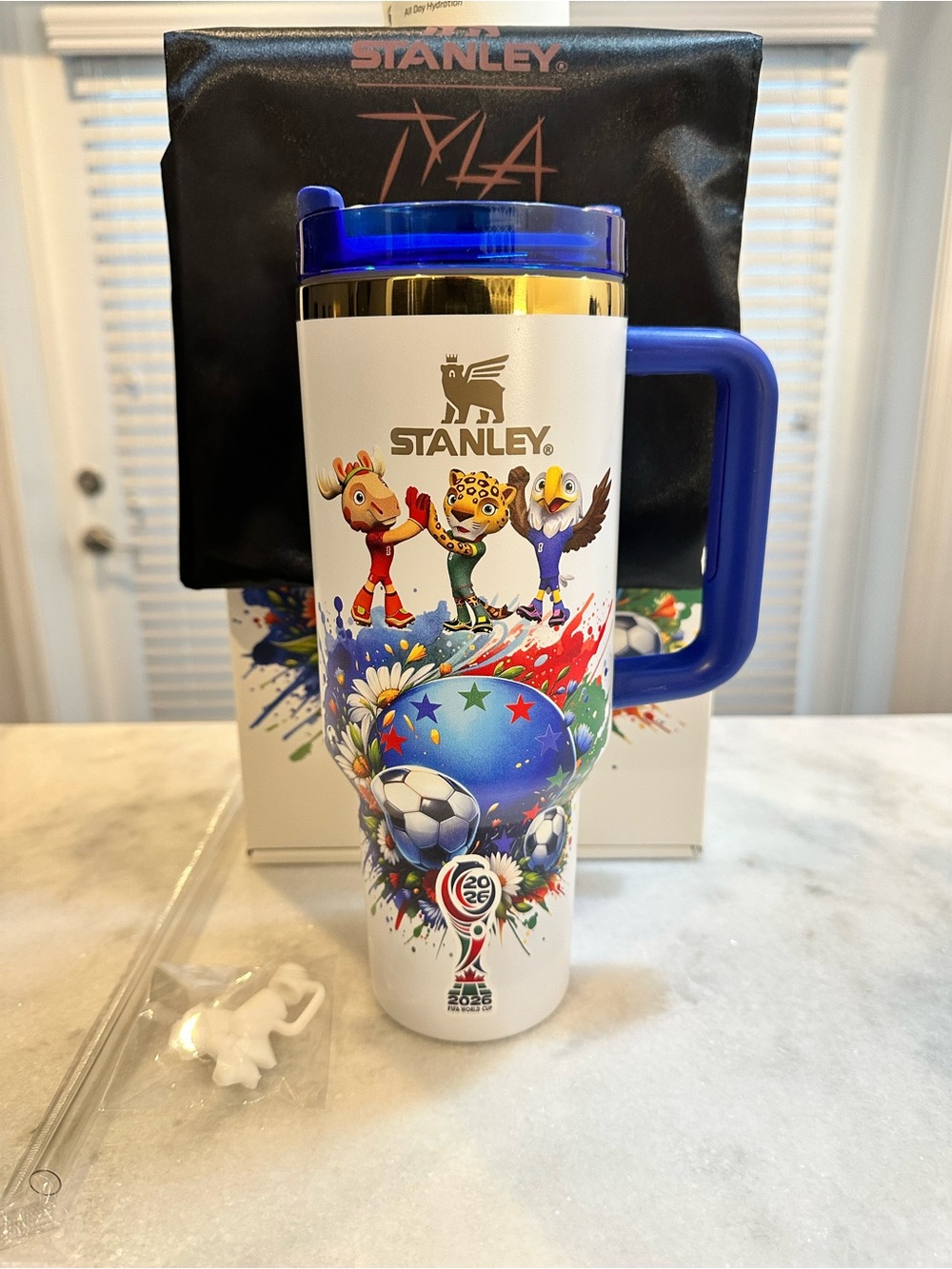 Stanley FIFA World Cup 2026 White and Blue MLS Limited Edition 40oz Tumbler